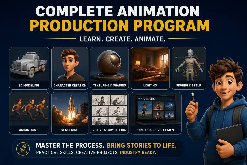 complete animation production