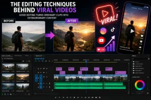 Video editing techniques behind viral videos using Adobe Premiere Pro